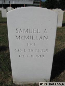 Pvt Samuel A Mcmillan