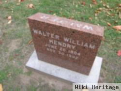 Walter William Hendry