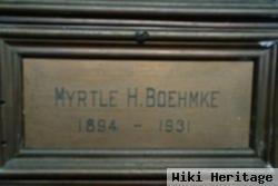 Myrtle H Boehmke