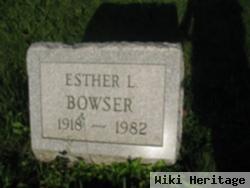 Esther L. Bowser