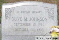 Olive M Johnson