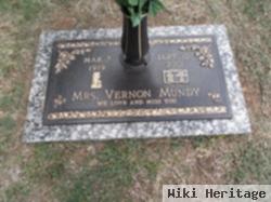 Mrs Vernon Mundy