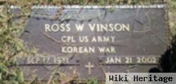 Ross W Vinson