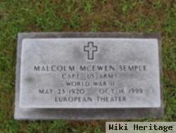 Malcolm Mcewen Semple