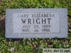 Mary Elizabeth Wright