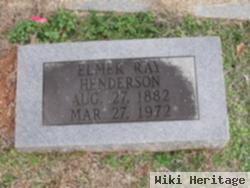 Elmer Ray Henderson