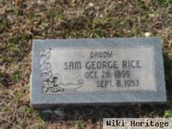 Sam George Rice