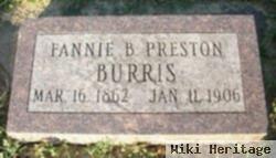 Fannie B. Preston Burris