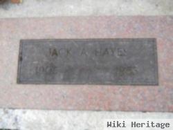 Clarence A "jack" Hayes