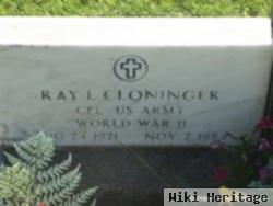 Corp Raymond L "ray" Cloninger