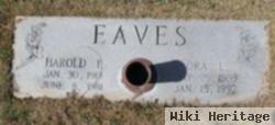 Harold E Eaves