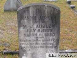 Nancy M "nannie" Mccaskill Ausley