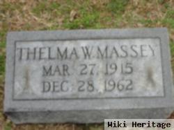 Thelma W. Massey