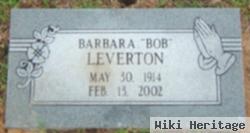 Barbara Oneta "bob" Sprueill Leverton