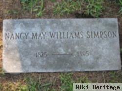 Nancy May "money" Williams Simpson