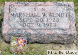 Marshall W Wendt