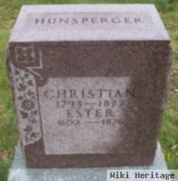 Ester Schlichter Oberholtzer Hunsberger