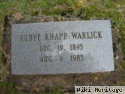 Rubye Knapp Warlick