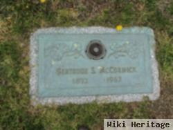 Gertrude S Mccormick