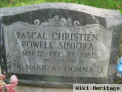 Pascal Christian Powell Siniora