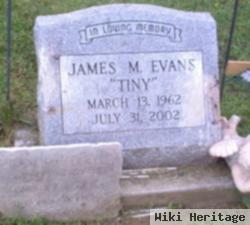 James M "tiny" Evans