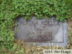 Bertha Adella Rice