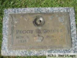 Peggy B. Snider