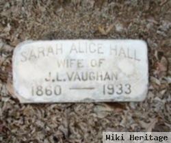 Sara Alice Hall Vaughan