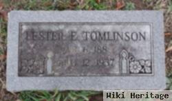 Lester E Tomlinson