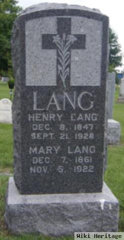 Mary Lang