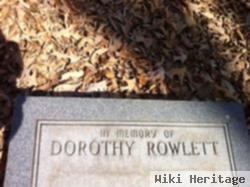 Dorothy Rowlett