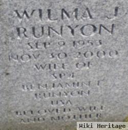 Wilma J Runyon