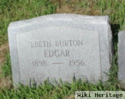 Elizabeth Burton "ebeth" Edgar