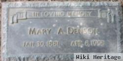 Mary A "mamie" Van Etten Denson