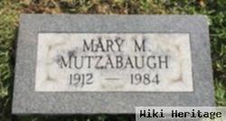 Mary M Martin Mutzabaugh