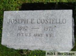 Joseph E Costello