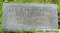 Alice Mcbrayer Dewberry