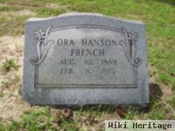 Ora Hanson French