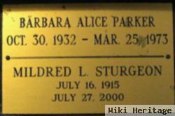 Barbara Alice Parker