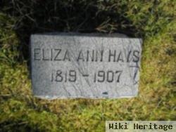 Eliza Ann Kernahan Hays