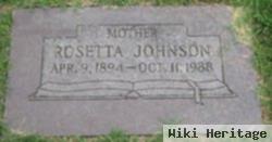 Rosetta Johnson