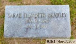 Sarah Elizabeth Sewell Headley