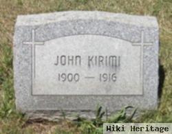 John Janos Kirimi