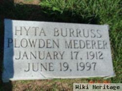 Hyta Burruss Plowden Mederer