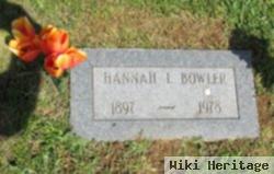 Hannah L Bowler