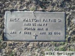 Jack Walton Payne, Sr