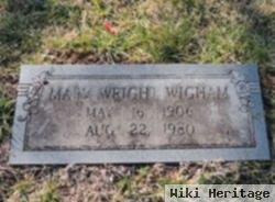 Mary Wright Wigham