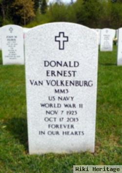 Donald Ernest Van Volkenburg