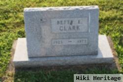 Betty E. Clark