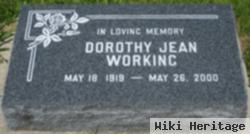 Dorothy Jean Wall Working